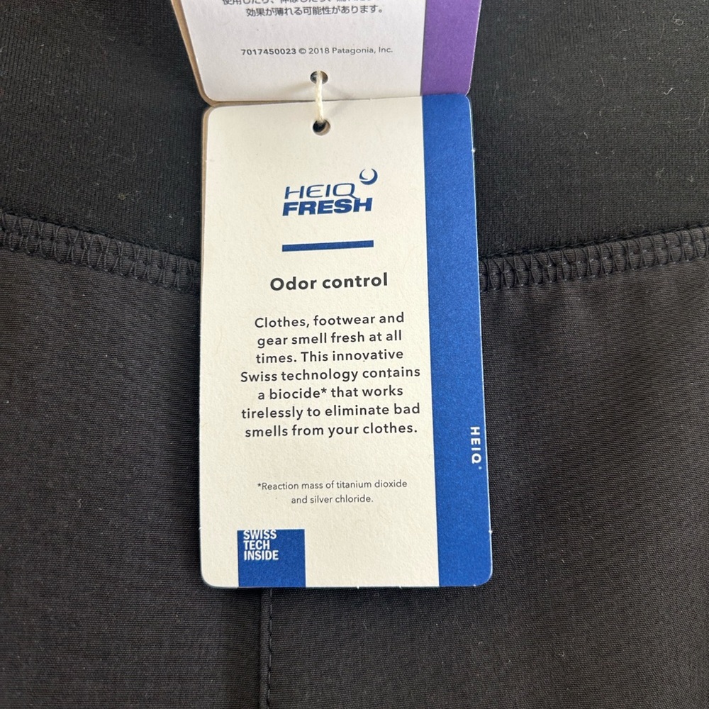 NWT Patagonia Women's Black Happy Hike Studio Pants Size XL 50+ UPF - Picture 9 of 10